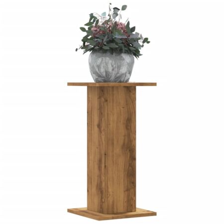vidaXL plantestativer 2 stk. 30x30x60 cm konstrueret træ egetræsfarvet