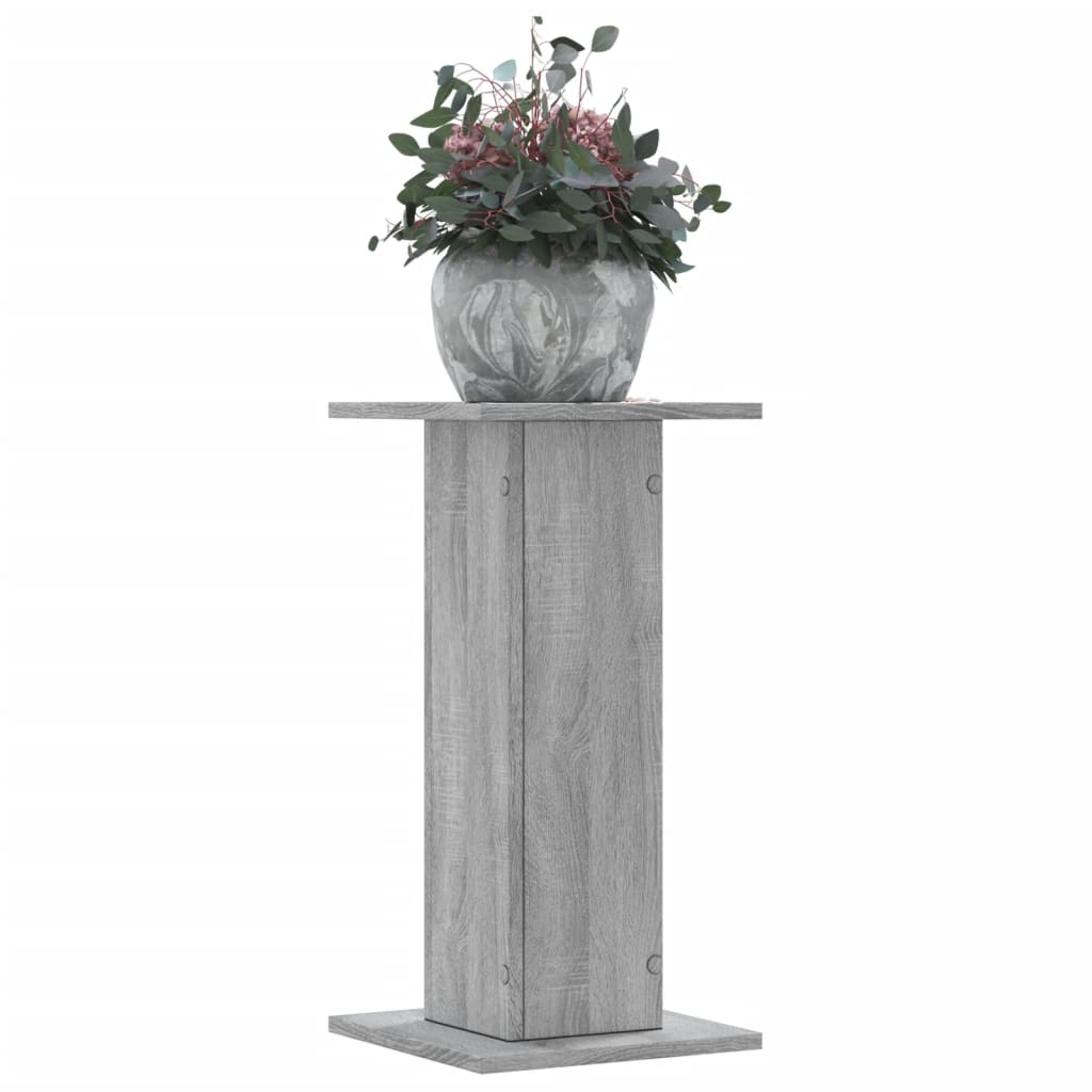vidaXL plantestativer 2 stk. 30x30x60 cm konstrueret træ grå sonoma-eg vidaXL plantestativer 2 stk. 30x30x60 cm konstrueret træ grå sonoma-eg