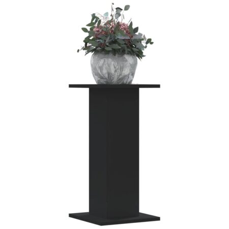 vidaXL plantestativer 2 stk. 30x30x60 cm konstrueret træ sort