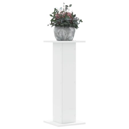 vidaXL plantestativer 2 stk. 30x30x80 cm konstrueret træ hvid