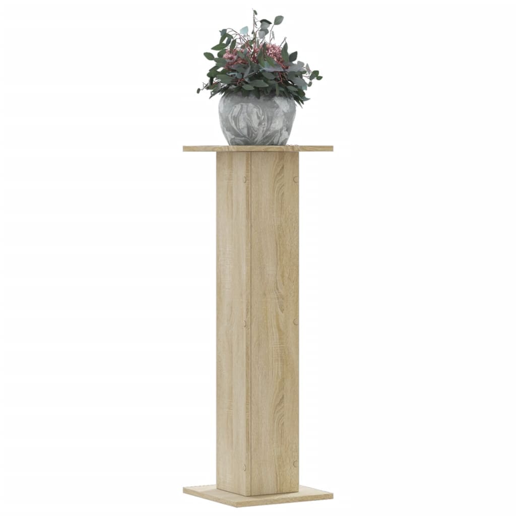 vidaXL plantestativer 2 stk. 30x30x95 cm konstrueret træ sonoma-eg vidaXL plantestativer 2 stk. 30x30x95 cm konstrueret træ sonoma-eg