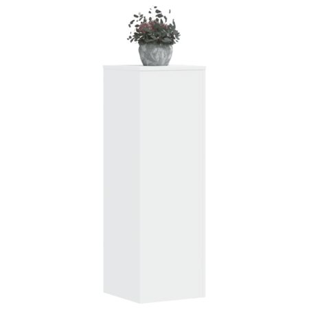 vidaXL plantestativer 2 stk. 33x33x100 cm konstrueret træ hvid