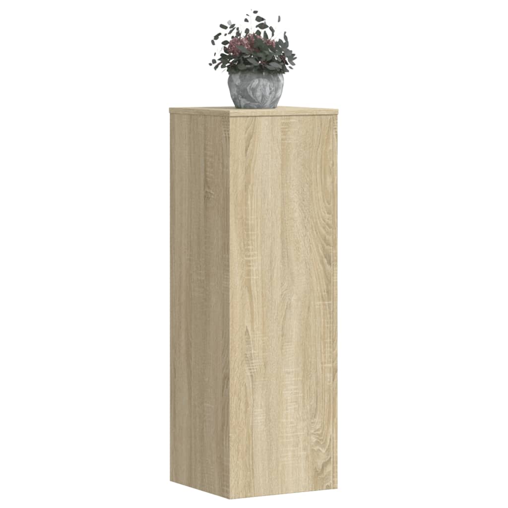 vidaXL plantestativer 2 stk. 33x33x100 cm konstrueret træ sonoma-eg vidaXL plantestativer 2 stk. 33x33x100 cm konstrueret træ sonoma-eg