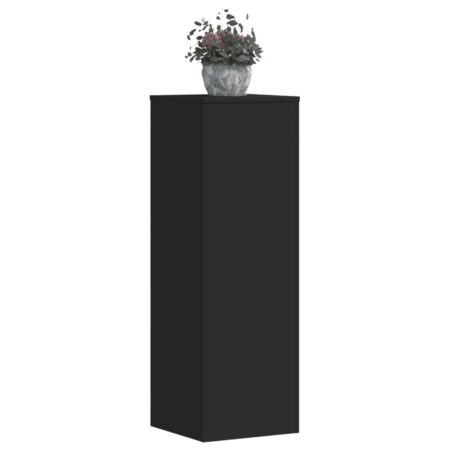 vidaXL plantestativer 2 stk. 33x33x100 cm konstrueret træ sort