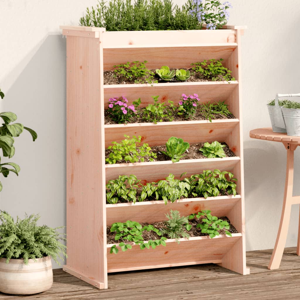 vidaXL plantevæg 69x40x101,5 cm 6 niveauer massivt douglasgran vidaXL plantevæg 69x40x101,5 cm 6 niveauer massivt douglasgran