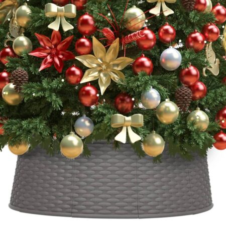 vidaXL skjuler til juletræsfod Ø65x19,5 cm brun