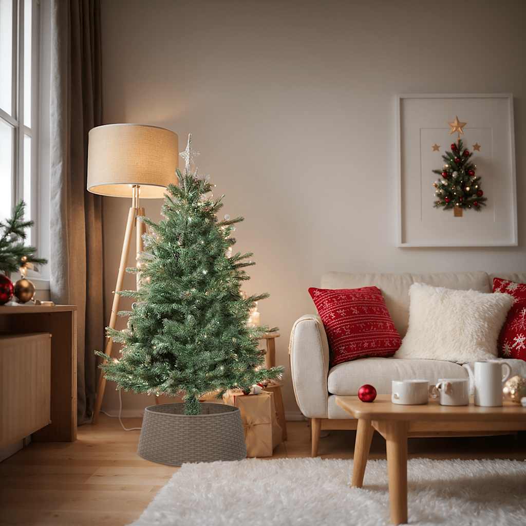 vidaXL skjuler til juletræsfod Ø65x23 cm plast brun vidaXL skjuler til juletræsfod Ø65x23 cm plast brun